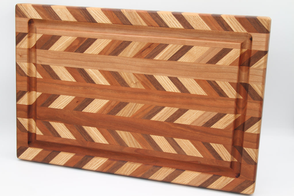 Chevron Style Cutting Board